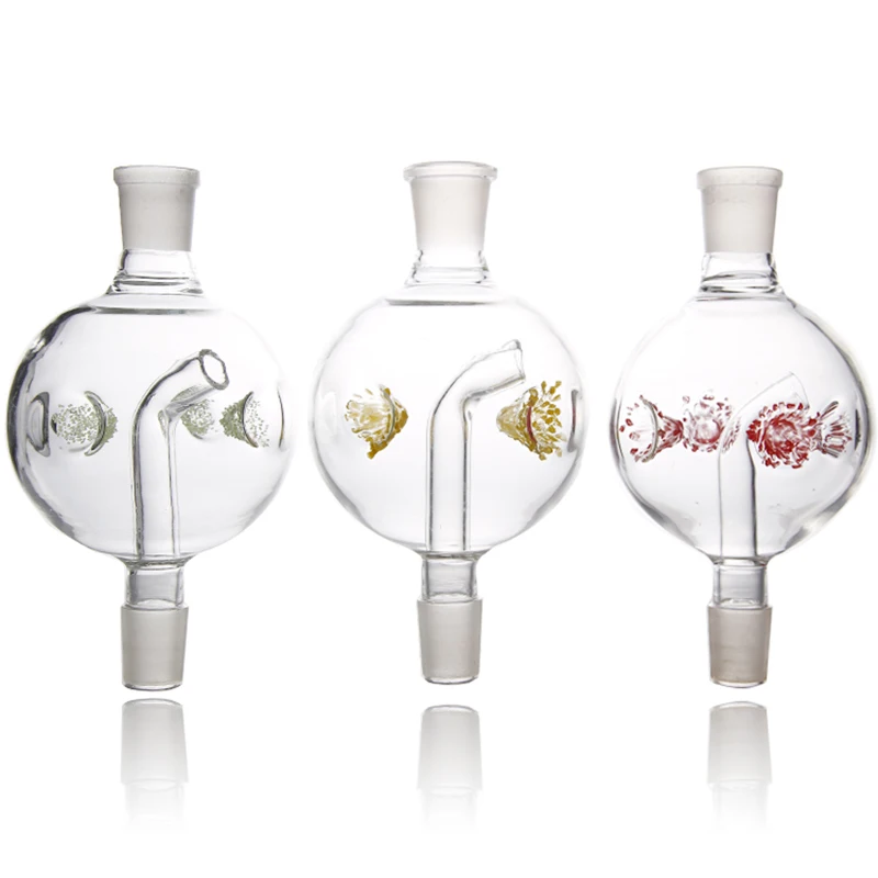 1 Pc Dia 18.8MM High Quality Luminous Effect Red Yellow Color Glass Molasses Catcher For Metal Shisha Hookah Narguile Chicha |