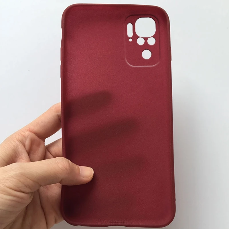 ultra thin sandstone matte phone case on for xiaomi redmi note 10 pro max 10s redmi note 10 5g soft tpu back covers coque capa free global shipping