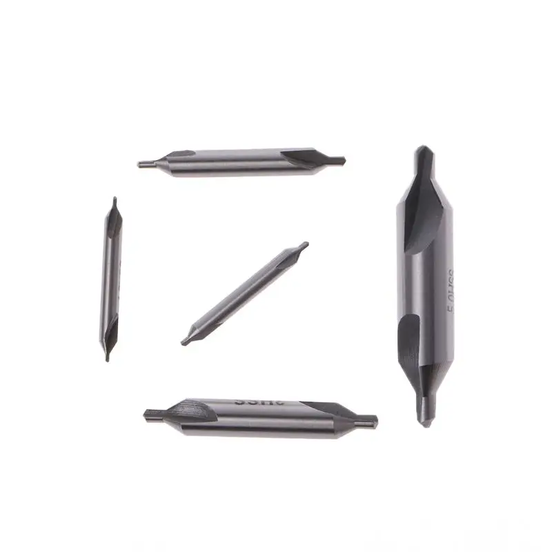 

10pcs/Lot Combined Countersink Bits 60 Degree Center Drill Bits Set HSS Metal Drilling Power Tools Lathe Milling Cutter Tool