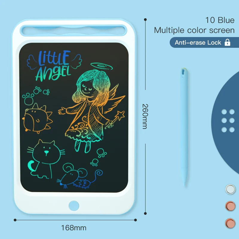 ZJ16-C blue Beiens 8.5-12 inch доска для рисования, игрушка планшет для рисования, игрушки для детей, магнитный планшет - Цвет: ZJ16-C blue
