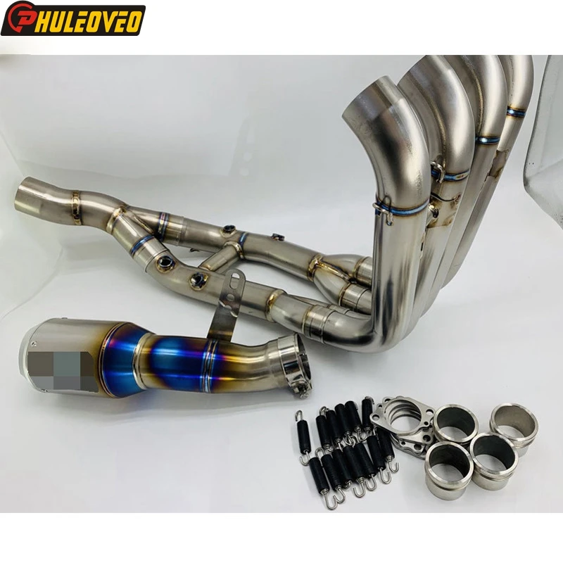 

Full Titanium Alloy for BMW S1000RR 2019-2021 Motorcycle Exhaust Full System with Collector Header Front Pipe Muffler Escape