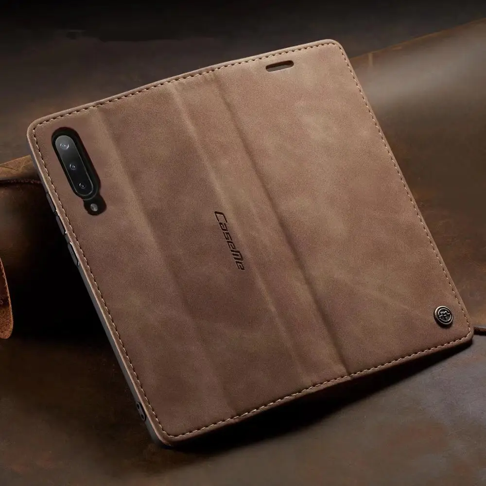 

CaseMe Flip Cover for Samsung Galaxy A70 Wallet Case Protective Retro Leather Phone Cover for Samsung A70 5 colors