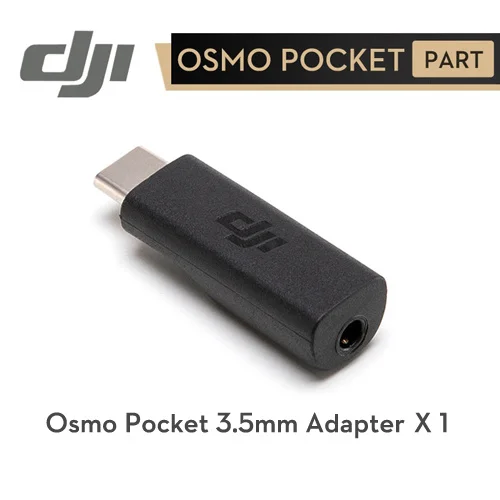 Adapter Карманный адаптер DJI Osmo 3,5 мм для карманной камеры Osmo, Поддержка внешнего микрофона 3,5 мм, профессиональный аксессуар для записи - Цвет: Adapter