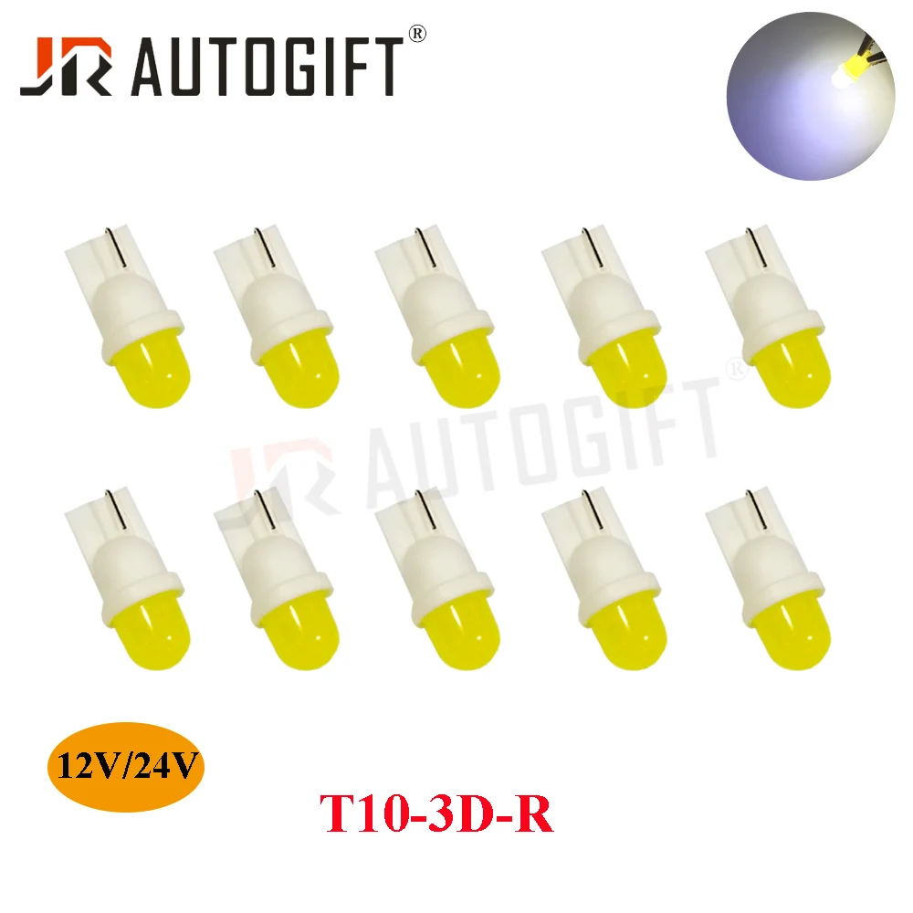 

100 шт. DC12V 24V T10 3D светодиодный W5W холодный белый светильник s автомобильный боковой индикатор Светильник лампы, распродажа светильник s клинов...
