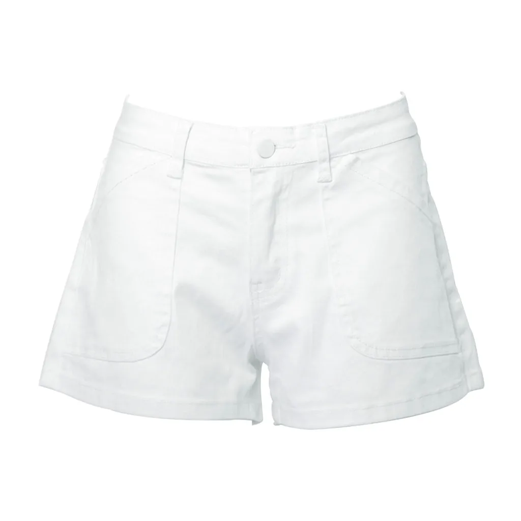

Fashion Women sexy Casual High Waist Pocket denim shorts Zipper Shorts jeans classic Black Skinny Super Mini short femme m806
