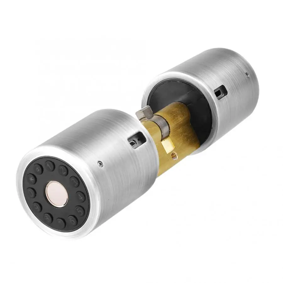 Отпечаток пальца дверной замок умный отпечаток Пароль Bluetooth приложение мяч дверь