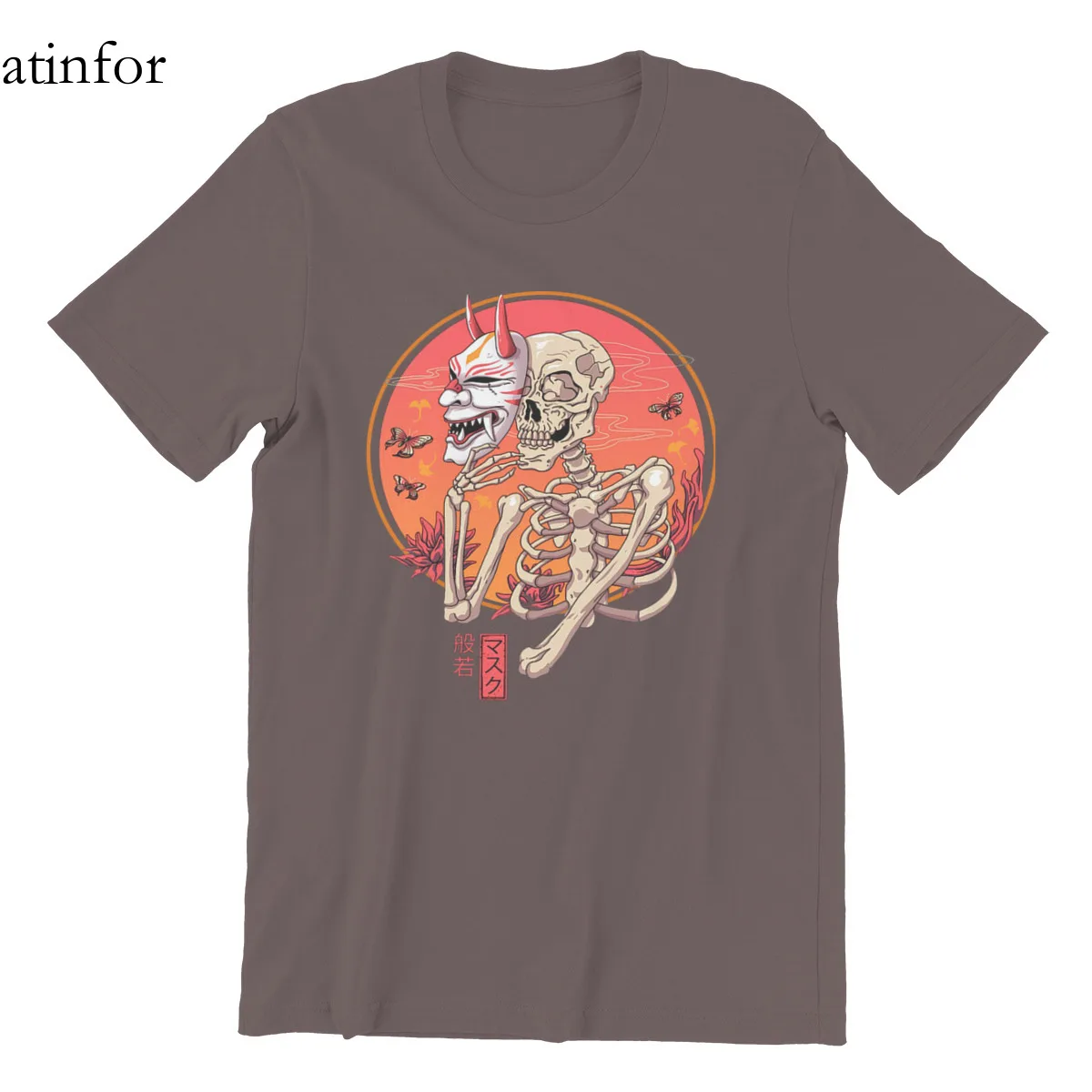 

Antifor череп аркадные игры красный пары большие летние 90s японский стиль футболки 108687