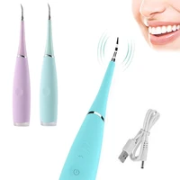 usb recharge vibrition sonic dental scaler tooth calculus remover tooth stains tartar cleaner hygiene dentist tool whiten teeth