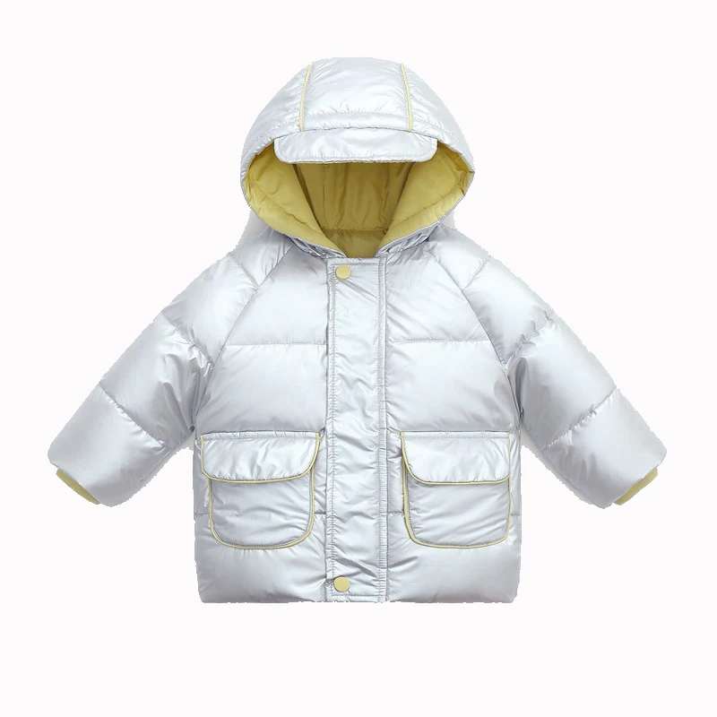 

2-7Yrs новый зимний пуховик для мальчиков и девочек, зимняя модная спортивная куртка и Верхняя одежда для маленьких мальчиков детская куртка-п...