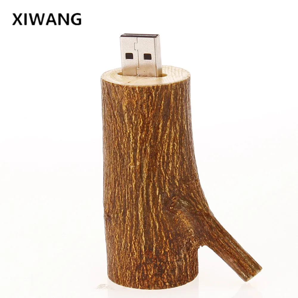 

new USB flash drive natural wooden tree branch usb memory stick pendrive 2.0 4GB 8GB 16GB 32GB pen drive 64GB 128gb wedding gift