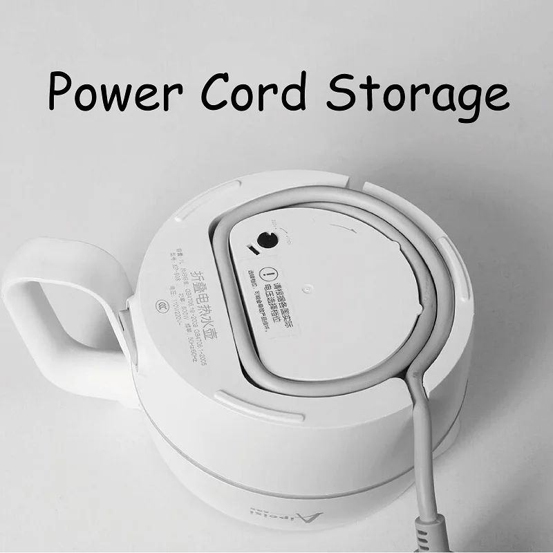 

1000ML Dual Voltage Portable Folding Kettle Silicone Household Travel Business Office Automatic Power-Off Electric Pot