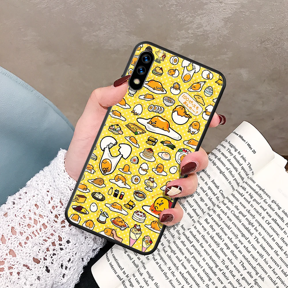 

Gudetama Lazy Egg Phone Case For Huawei Honor 6A 7A 7C 8 8A 8X 9 9X 10 10i 20 Lite Pro Play black Cover Tpu Coque Pretty Shell