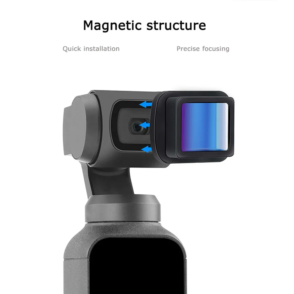 

Анаморфный объектив 1,15x для карманной камеры DJI Osmo, легко носить с собой