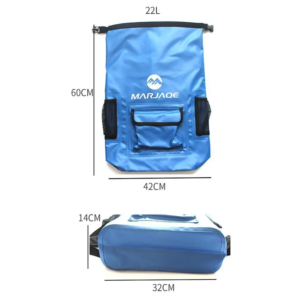 

22L Grote Capaciteit Rugzak Waterdichte Droge Opslag Camouflage Schoudertas Oceaan Pack Voor Outdoor Zwemmen Drifting Rivier