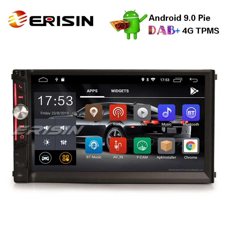 Erisin ES2641U 7 &quotАвторадио Android 9 0 DAB + SWC Bluetooth WiFi DVB T2 OBD RDS Navi 4G|Автомагнитолы| |