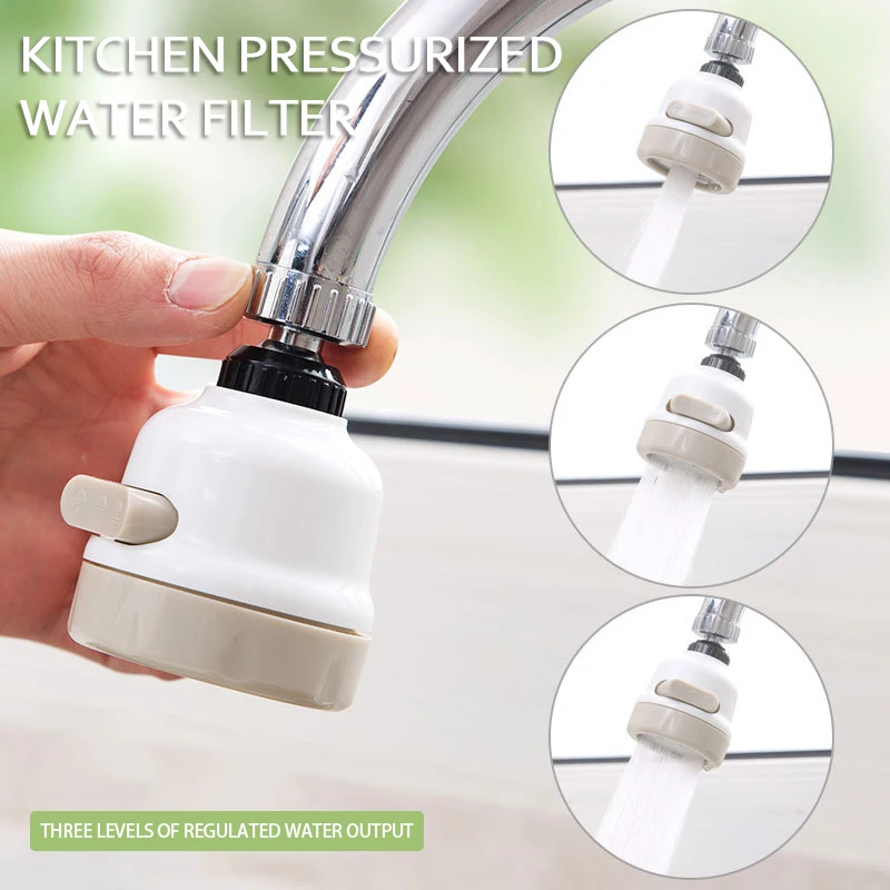 

Kitchen Faucet Kitchen Moveable Flexible Tap Head Shower Diffuser Rotatable Nozzle Adjustable Booster Faucet Kitchen Accessories