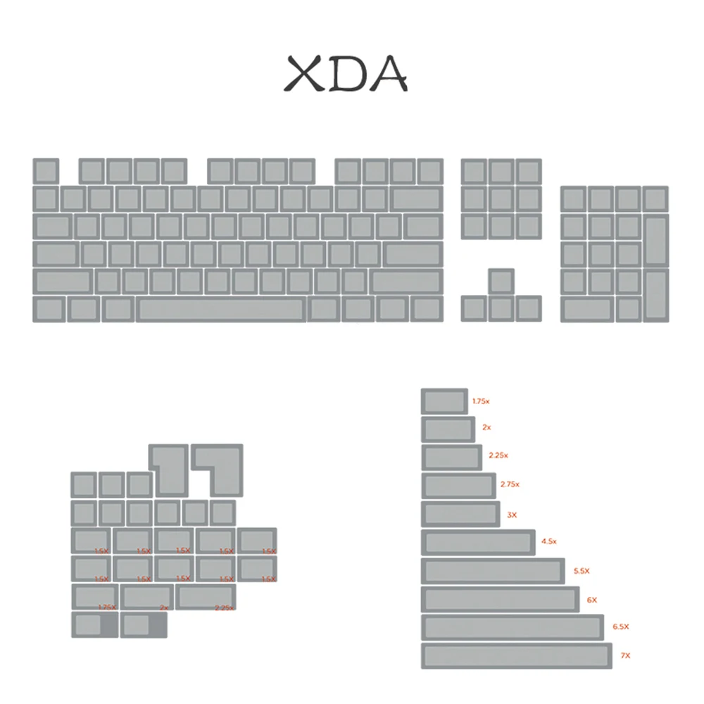 Пустые колпачки для ключей Cherry Mx мехканические игровой клавиатуры сменные XDA