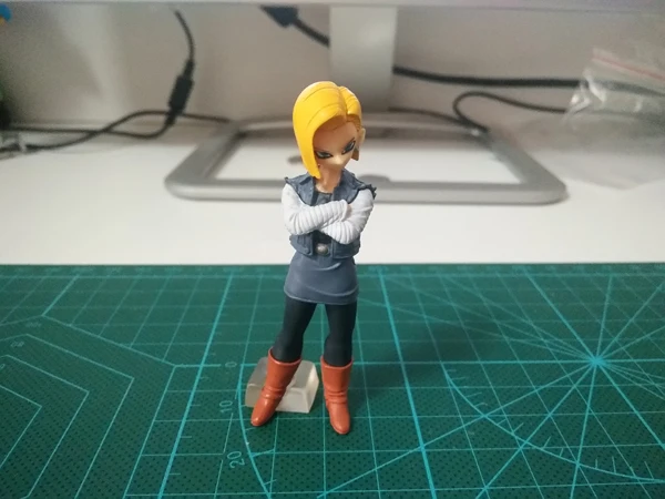 

BANDAI Dragon Ball Action Figure HG Gacha4 Bomb Android 18 Rare Out-of-print Model Toy