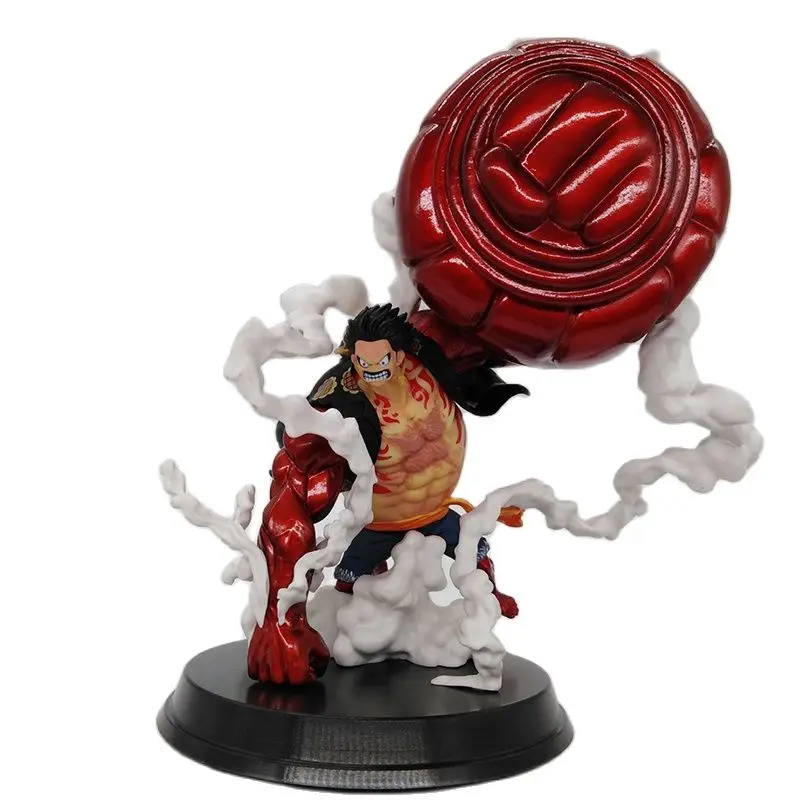 

26CM Luffy Toy Doll Anime Figure One Piece Monkey D Luffy Gear 4 Fourth Kong Gun Ver. GK PVC Action Figure Statue Collectible