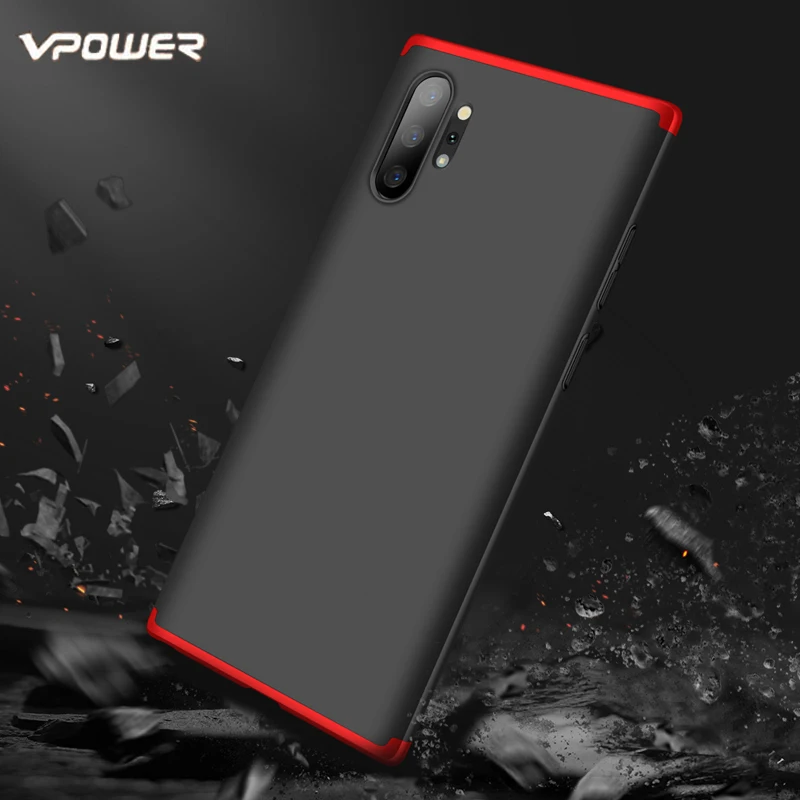 Для Samsung Note 20 Ultra Case 10 plus Cover Three In One 360 Full Protector PC Чехлы для Galaxy Plus Cover|Бамперы| |
