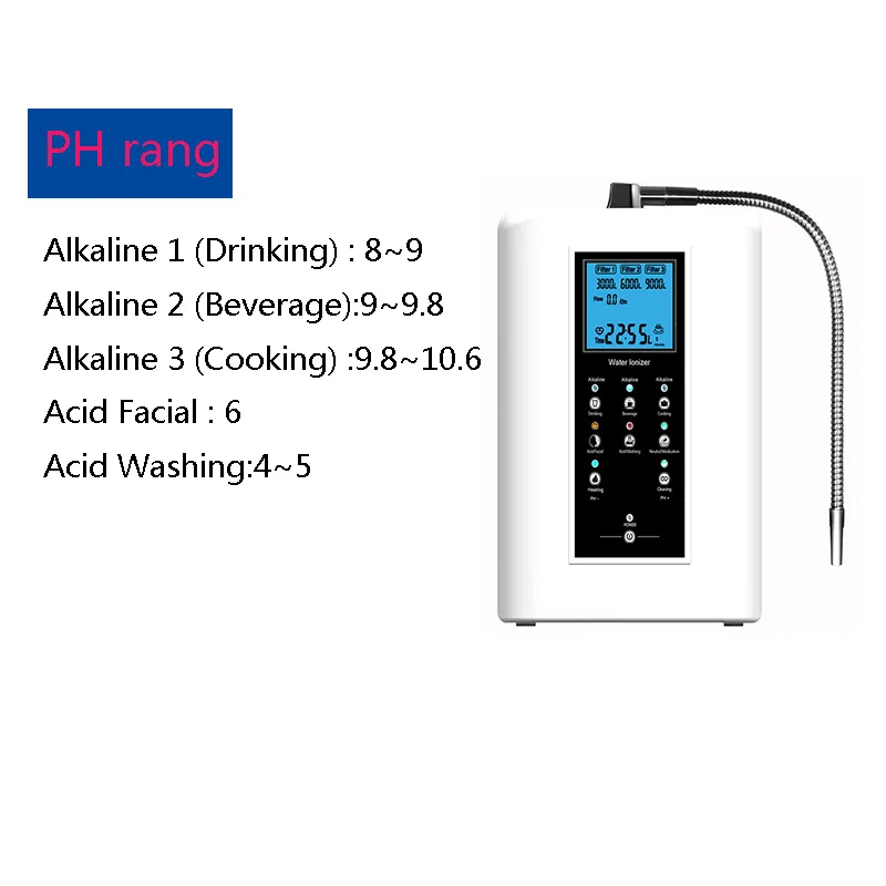 Новейшие высококачественные щелочные водяные машины с подогревом|Водяные