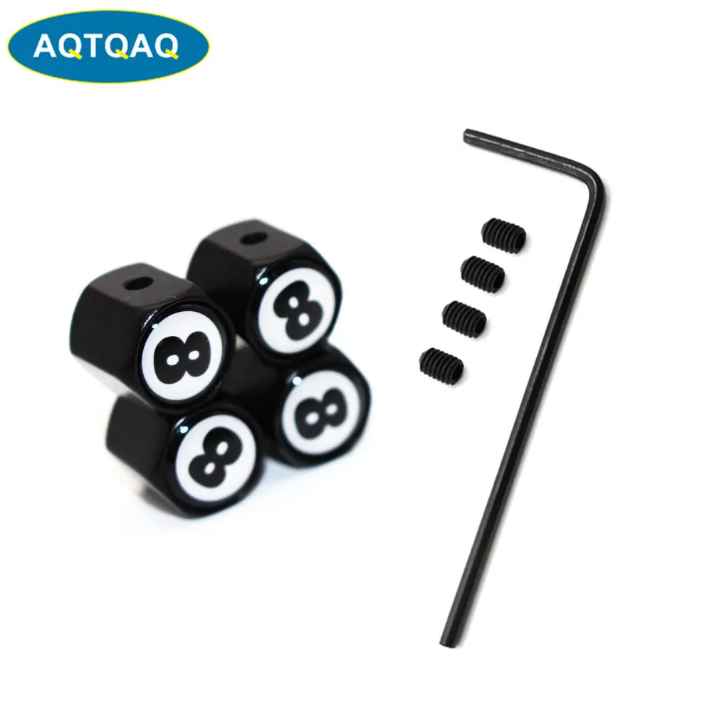 4 шт./компл. стайлинга автомобилей цинковый сплав Анти кражи NO.8 логотип вентиля