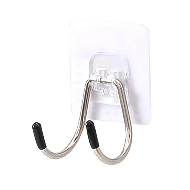 

Hook Strong Adhesive Stickers Wall Kitchen Load-bearing Wall Without Traces Free Punching Sticky Hooks Kitchen Bathroom Tools