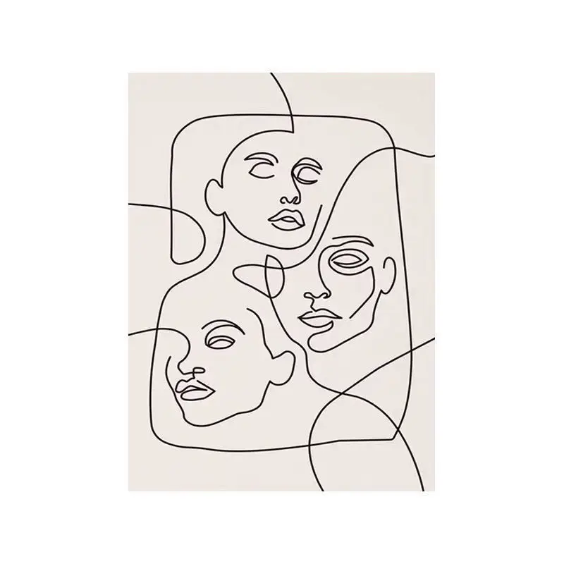 

Ковер с рисунком лица для гостиной Morandi ковер в стиле Ins японский простой ковер для спальни домашнее одеяло