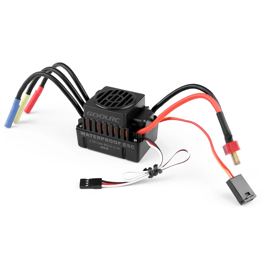 RC двигатель Оригинал GoolRC 3650 4370KV 4P Бесконтактный бесщеточный мотор и 45A ESC для 1/10