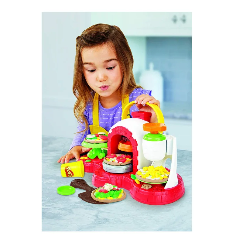 Hasbro Play Doh набор красочных грязевых креативных кухонных печей для волшебной пиццы
