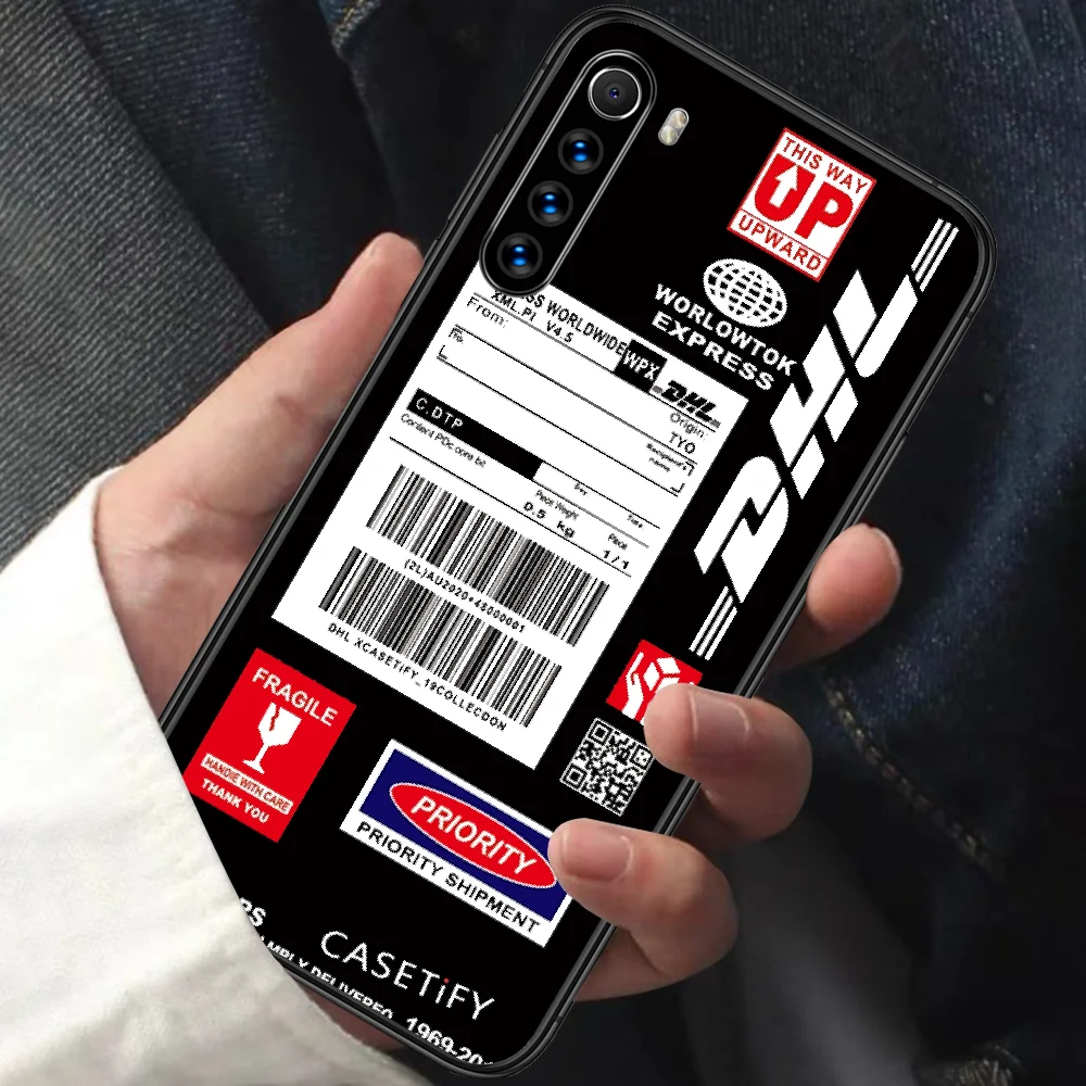 

DHL Express Phone Case For XIAOMI Redmi Note 5 7 8 T 9 6A 7A 8A 9S K 20 30 Pro black Etui Trend Coque Painting Hoesjes 3D Cell