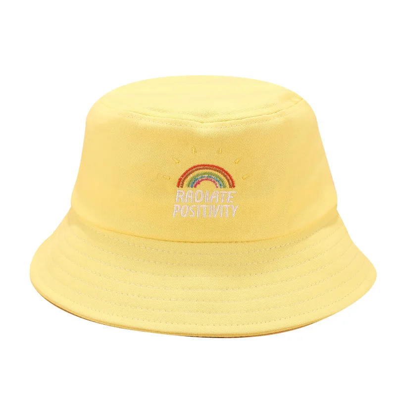 Мужская шляпа в рыбацком стиле Панама с вышивкой радужная шляпа-зонтик женская