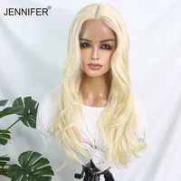 synthetic wigs for women 3 colored long straight middle part lace front hair trendy cosplay heat resistant hair