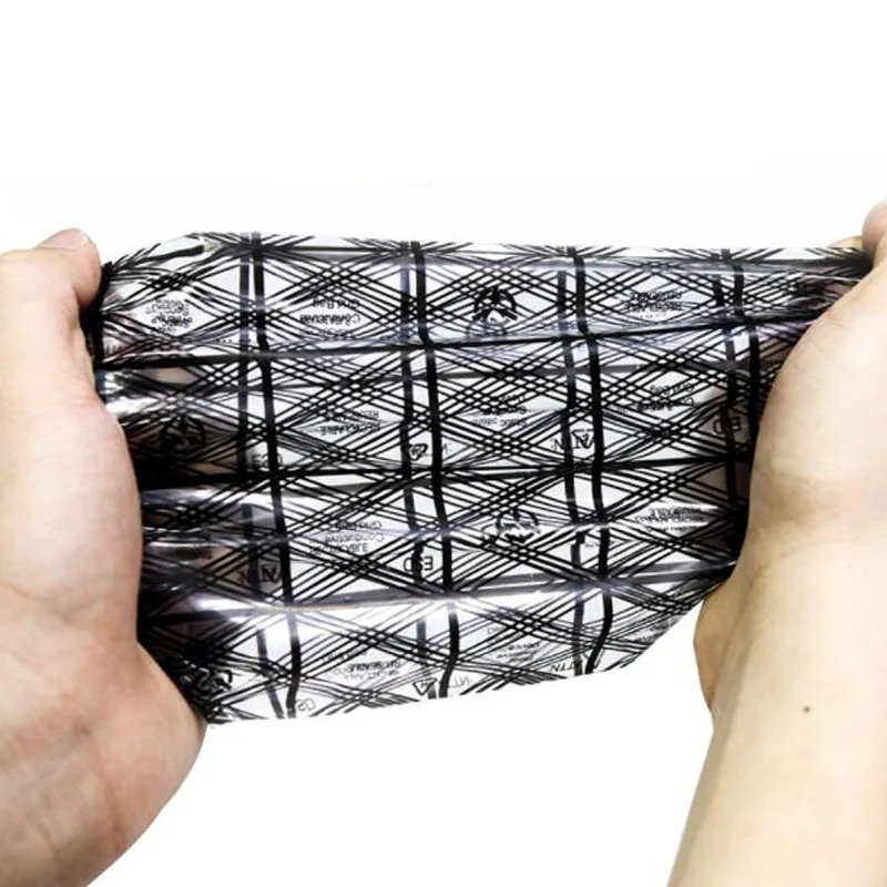 Открытый верх антистатический пакет клетчатый узор анти статический