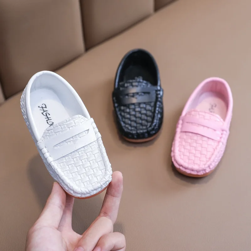 

Spring Baby Shoes For girls Loafers Moccasins boys Casual Shoes Kids Flats Student Outdoor Soft Bottom Sneakers STP019
