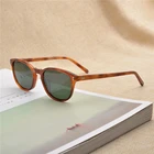 Солнцезащитные очки мужские прямоугольные, винтажные, ацетатные, поляризационные, для вождения