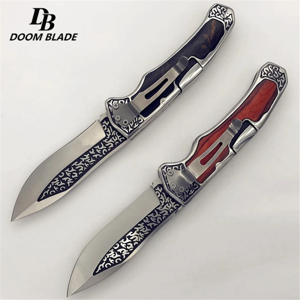 12 шт./лот ножи Складной нож 5CR13 стальное лезвие ручка из смолы походные охотничьи