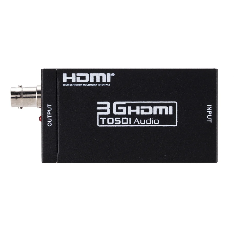 

3G HDMI-compatible to SDI Converter SDI Adapter Audio HD-SDI/3G-SDI Adapter BNC 1080P DAC Converter for Monitor HDTV