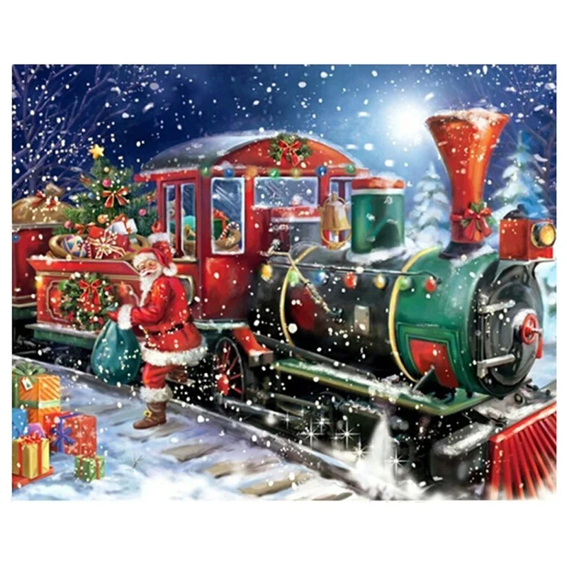 

Набор для алмазной живописи «сделай сам» для взрослых, полный набор для вышивки круглыми кристаллами, искусство, ремесло для домашнего деко...