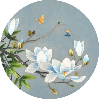 Сделай Сам 100% шелк тутового шелкопряда Сучжоу Вышитые наборы печатная Женская