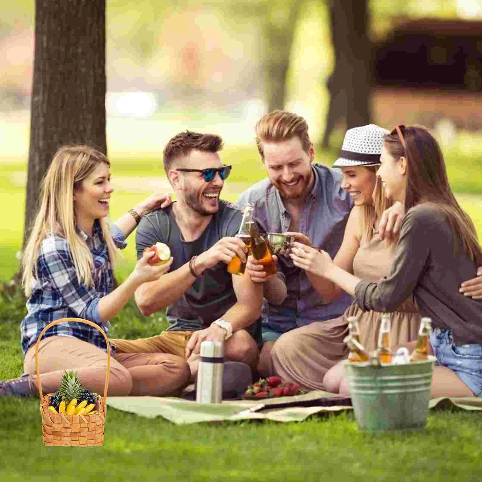 Outdoor Flower Container Practical Shopping Basket Household Tote Baskets | Дом и сад