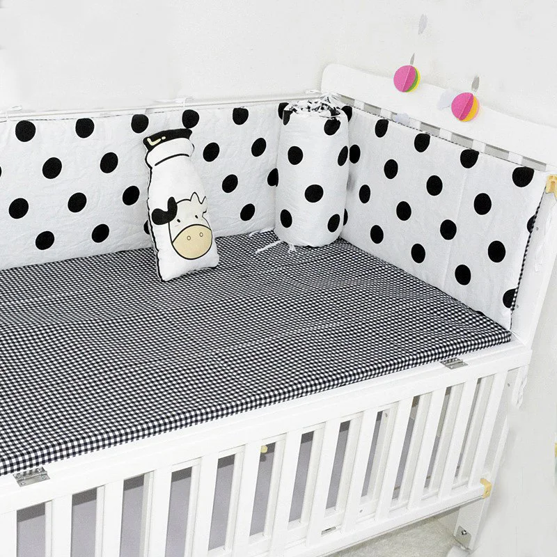 Детский бампер в кроватку для новорожденных протектор детской кровати вокруг