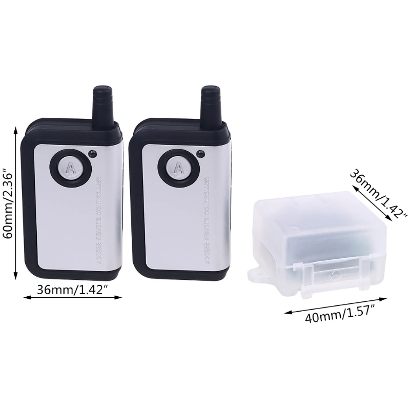 

433Mhz Wireless Remote Control Switch DC 12V 1CH Relay Receiver Module RF Transmitter for Electric Door LED Light