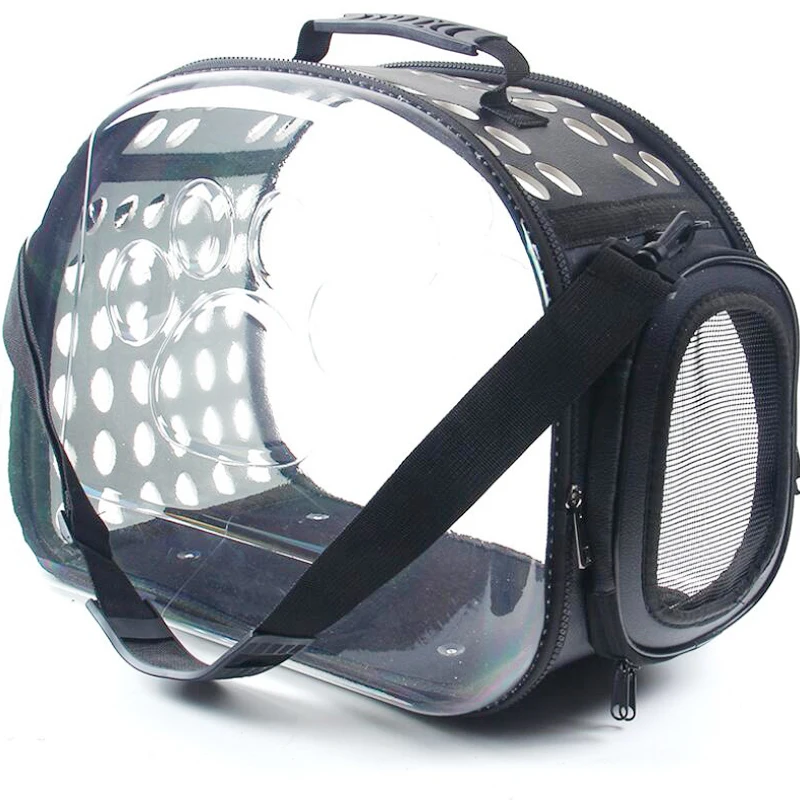 Воздухопроницаемая сумка для перевозки кошек портативный прозрачный рюкзак в