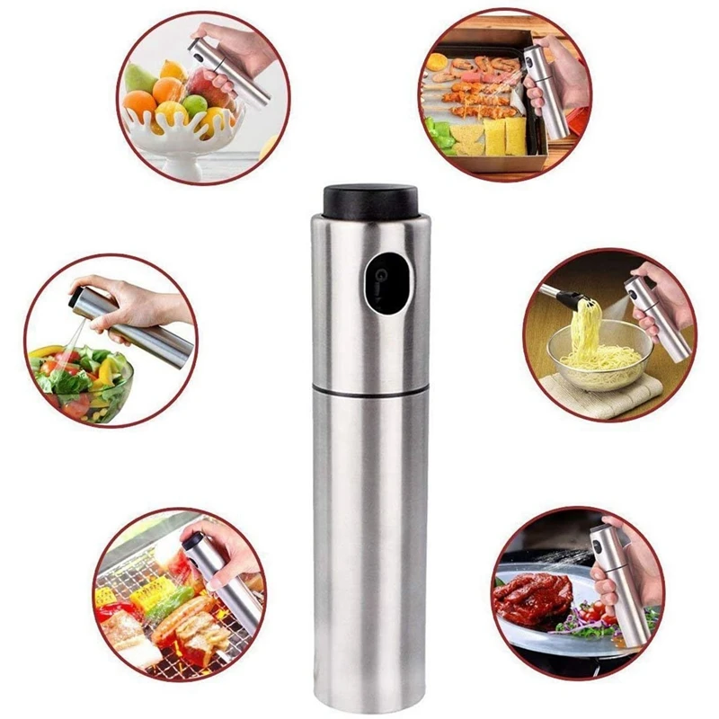 

Oil Spray Bottle + Salt and Pepper Grinder Kit with 2Pcs Foldable Gas Stove Partition Board Kitchen Frying Pan