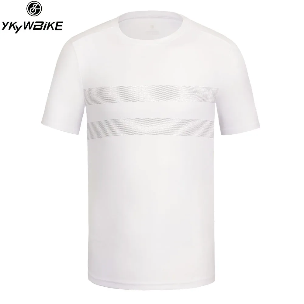 

2020 Bike Cycling T Shirt Summer Short Sleeve Round Neck Tees Male Plus Size White Reflective Free Shipping