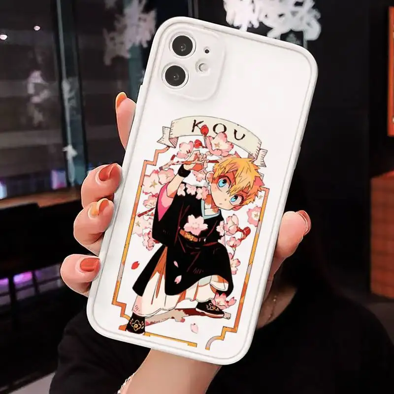 

Toilet Bound Hanako Kun Phone Cases matte transparent For white iPhone 7 8 x xs xr 11 12 pro plus max mini Clear Funda
