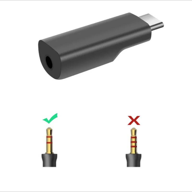 USB-C до 3,5 мм микрофон адаптер Карманный аудио адаптер для DJI Osmo Карманный конвертер для микрофона