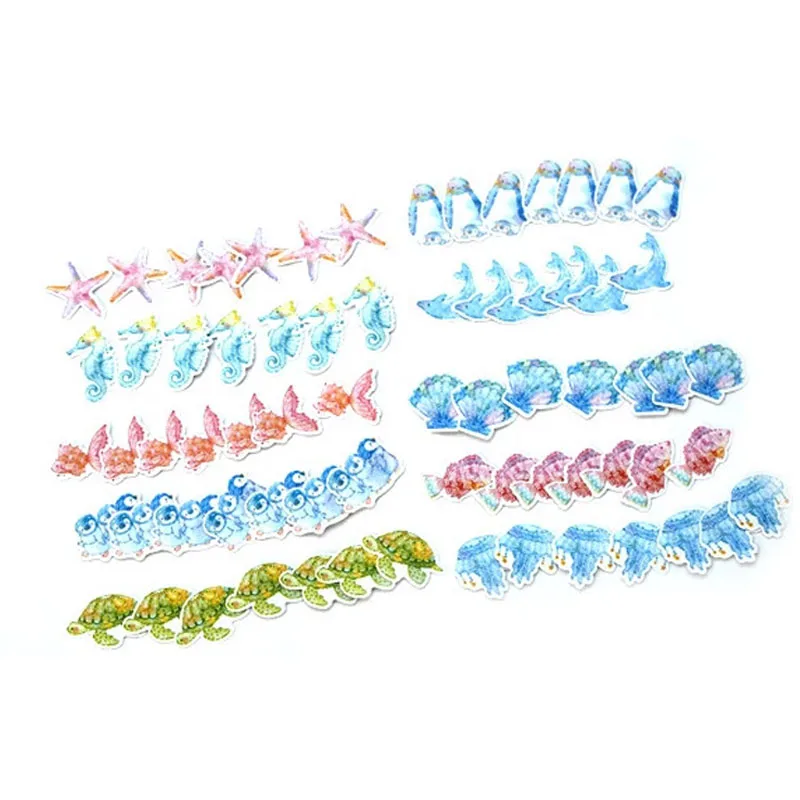 

70 шт., бумажные стикеры для скрапбукинга