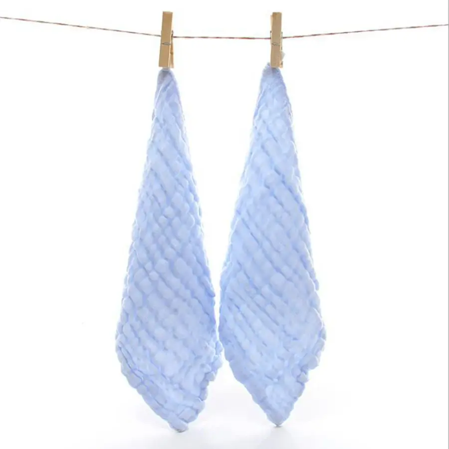 6 слоев чистого хлопка марля квадратное полотенце 30*30 см мочалка Слюна для